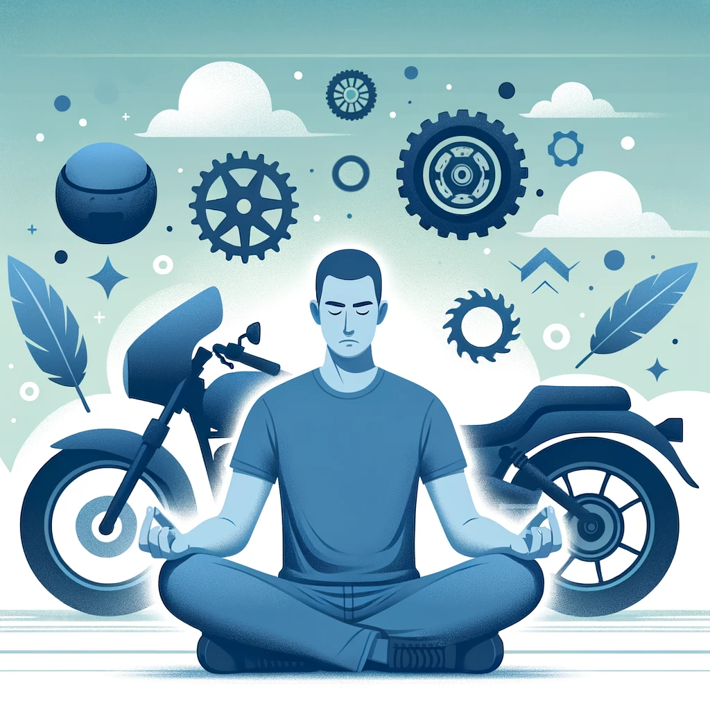 practicing mindfulness for motorcycle ptsd